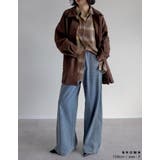 [2025AW COLLECTION]オンブレチェックオーバーサイズシャツ | Re:EDIT | 詳細画像9 