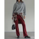 [2025AW COLLECTION]オンブレチェックオーバーサイズシャツ | Re:EDIT | 詳細画像23 