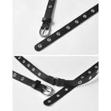 ダブルラップスタッズ細ベルト | Re:EDIT | 詳細画像6