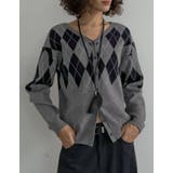 無地orアーガイル2WAYジャガードニットカーディガン | Re:EDIT | 詳細画像11