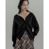 無地orアーガイル2WAYジャガードニットカーディガン | Re:EDIT | 詳細画像13