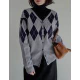 無地orアーガイル2WAYジャガードニットカーディガン | Re:EDIT | 詳細画像21