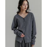 無地orアーガイル2WAYジャガードニットカーディガン | Re:EDIT | 詳細画像26