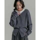 無地orアーガイル2WAYジャガードニットカーディガン | Re:EDIT | 詳細画像28