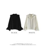 フレアスリーブフリルカッティングボウタイリボンブラウス | Re:EDIT | 詳細画像16