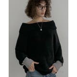[2025 WINTER COLLECTION]2WAYシャギーニットオフショル… | Re:EDIT | 詳細画像3 
