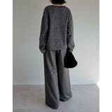 [低身長/高身長サイズ有]ラメ裏毛スウェットルーズパンツ | Re:EDIT | 詳細画像11 