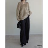[2025AW COLLECTION]ネコヤーンVネックニットプルオーバー | Re:EDIT | 詳細画像14 