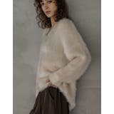 [2025AW COLLECTION]ネコヤーンVネックニットプルオーバー | Re:EDIT | 詳細画像2 