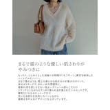 [2025AW COLLECTION]ネコヤーンVネックニットプルオーバー | Re:EDIT | 詳細画像5 