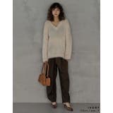 [2025AW COLLECTION]ネコヤーンVネックニットプルオーバー | Re:EDIT | 詳細画像6 