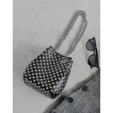 フェイクレザースタッズ付きチェーンバッグ | Re:EDIT | 詳細画像2