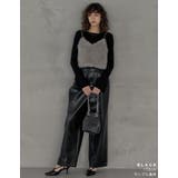 フェイクレザースタッズ付きチェーンバッグ | Re:EDIT | 詳細画像8