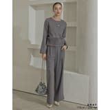 微起毛ツイル裾ファー切り替え長袖トップス | Re:EDIT | 詳細画像12