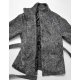 [低身長サイズ有]ミックスシャギースタンドカラーベルト付きコート | Re:EDIT | 詳細画像25 