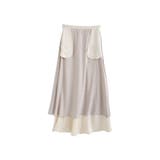 シワ加工サテン切り替えナロースカート | Re:EDIT | 詳細画像28 