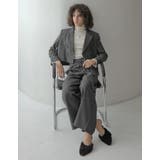 微起毛ストライプショートテーラードジャケット | Re:EDIT | 詳細画像17