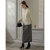 異素材切り替えファートリムノーカラーコート | Re:EDIT | 詳細画像13