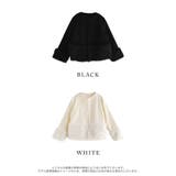 異素材切り替えファートリムノーカラーコート | Re:EDIT | 詳細画像17