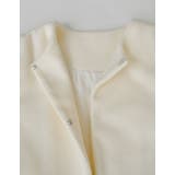 異素材切り替えファートリムノーカラーコート | Re:EDIT | 詳細画像21