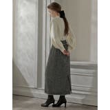 ツイードフリンジナロースカート | Re:EDIT | 詳細画像8 