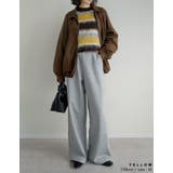 [2025 WINTER COLLECTION]シャギーニットマルチボーダーショ… | Re:EDIT | 詳細画像21 