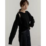 [2点セット]ラクーンライクニットショートボレロ×タンクトップ | Re:EDIT | 詳細画像8 