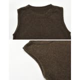 [2点セット]ラクーンライクニットショートボレロ×タンクトップ | Re:EDIT | 詳細画像22 