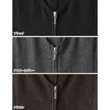 [公式サイト先行販売][洗濯機で洗える]圧縮ウールライクフロントジップペプラムベ… | Re:EDIT | 詳細画像19 