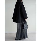 [低身長/高身長サイズ有]無地orドットベロアナロースカート | Re:EDIT | 詳細画像17 