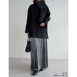 [低身長/高身長サイズ有]無地orドットベロアナロースカート | Re:EDIT | 詳細画像21 