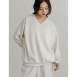 裏起毛Vネックプルオーバー | Re:EDIT | 詳細画像12