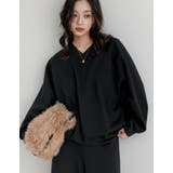 裏起毛Vネックプルオーバー | Re:EDIT | 詳細画像15