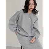 裏起毛Vネックプルオーバー | Re:EDIT | 詳細画像17