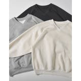 裏起毛Vネックプルオーバー | Re:EDIT | 詳細画像2