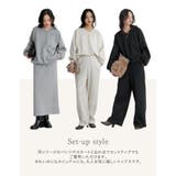 裏起毛Vネックプルオーバー | Re:EDIT | 詳細画像9