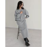 裏起毛Vネックプルオーバー | Re:EDIT | 詳細画像28