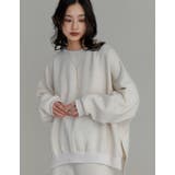 裏起毛オーバーサイズプルオーバー | Re:EDIT | 詳細画像3