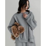 裏起毛オーバーサイズプルオーバー | Re:EDIT | 詳細画像24