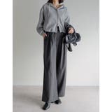 裏起毛ダブルジップドロストパーカー | Re:EDIT | 詳細画像16 