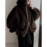 ボアドロスト付きダブルジップブルゾン | Re:EDIT | 詳細画像11