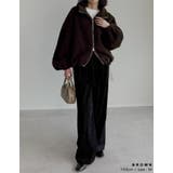 ボアドロスト付きダブルジップブルゾン | Re:EDIT | 詳細画像12