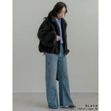 ボアドロスト付きダブルジップブルゾン | Re:EDIT | 詳細画像13