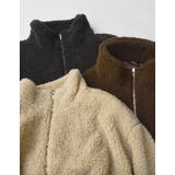 ボアドロスト付きダブルジップブルゾン | Re:EDIT | 詳細画像2