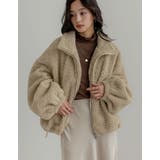 ボアドロスト付きダブルジップブルゾン | Re:EDIT | 詳細画像5