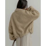 ボアドロスト付きダブルジップブルゾン | Re:EDIT | 詳細画像22