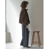 ボアドロスト付きダブルジップブルゾン | Re:EDIT | 詳細画像27