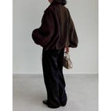 ボアドロスト付きダブルジップブルゾン | Re:EDIT | 詳細画像32