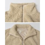 ボアドロスト付きダブルジップブルゾン | Re:EDIT | 詳細画像35