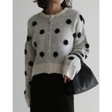 ポルカドットショートニットカーディガン | Re:EDIT | 詳細画像13